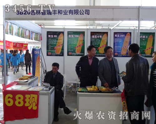 吉林省瑞豐種業(yè)在2013吉林長春農(nóng)博會(huì)上做拼搏