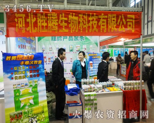 河北勝騰生物在2013南京植保會(huì),突出展位