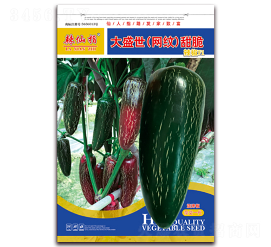 大盛世（網(wǎng)紋）甜脆-辣椒種子-華葉