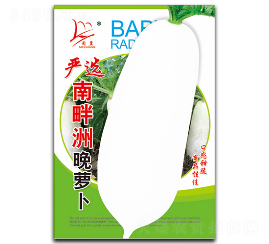 嚴選南畔洲晚蘿卜-蘿卜種子-閩皇種業(yè)