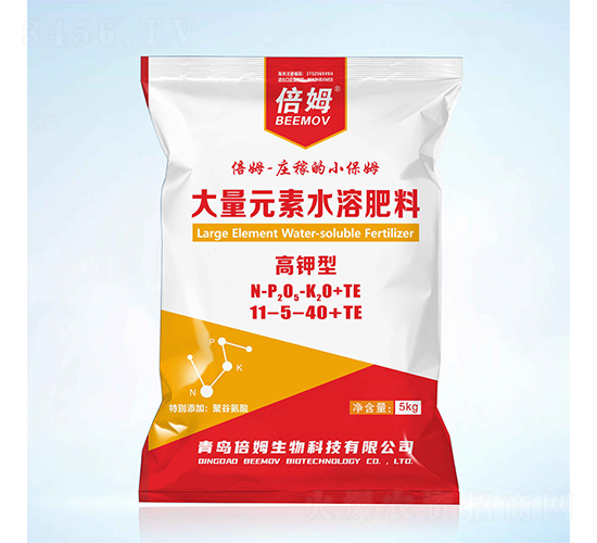 高鉀型大量元素水溶肥11-5-40+TE-倍姆