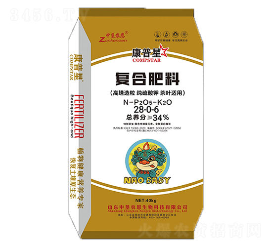 復(fù)合肥料28-0-6-康普星-中墾農(nóng)恩